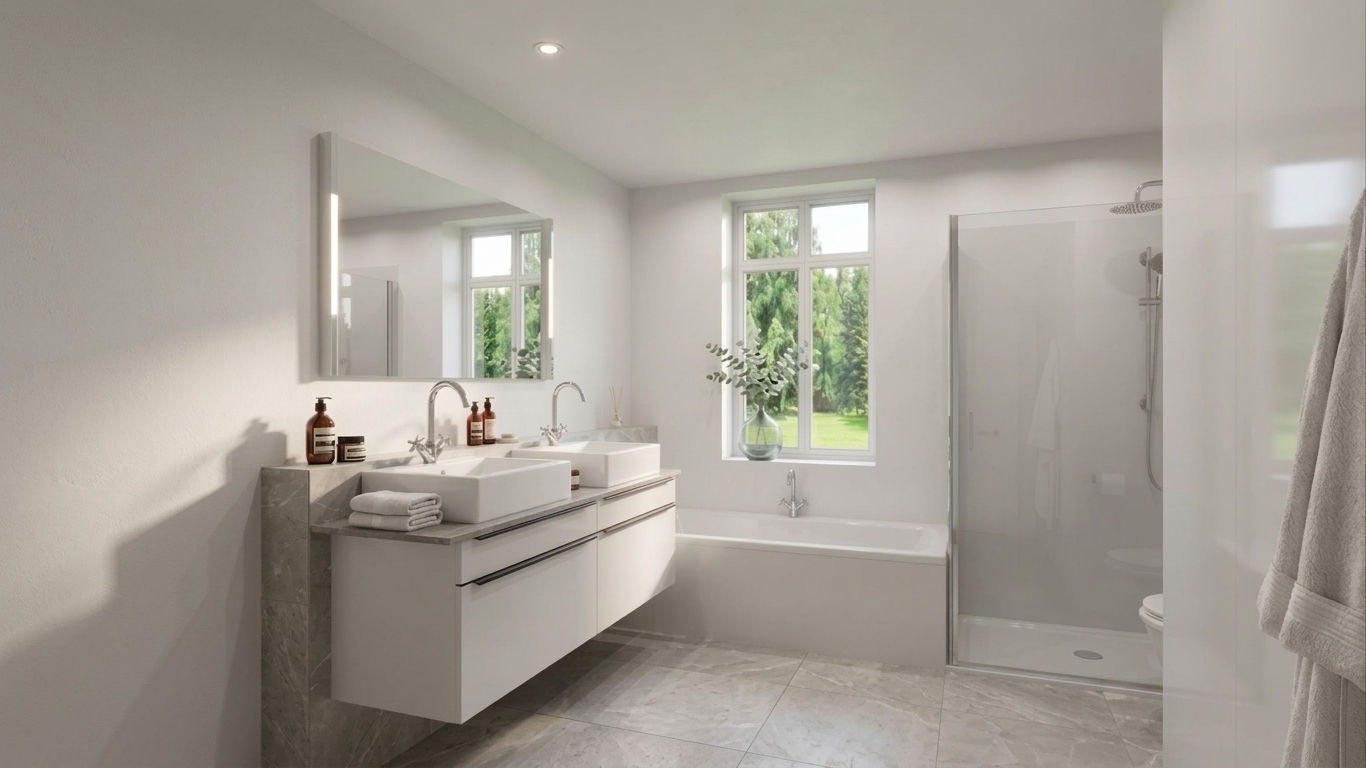 Master-Badezimmer Kutscherhaus